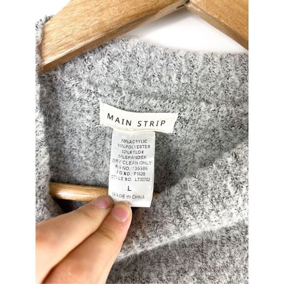 Vici Main Strip Striped Colorblock‎ Sweater Oversized Size L - Picture 5 of 8